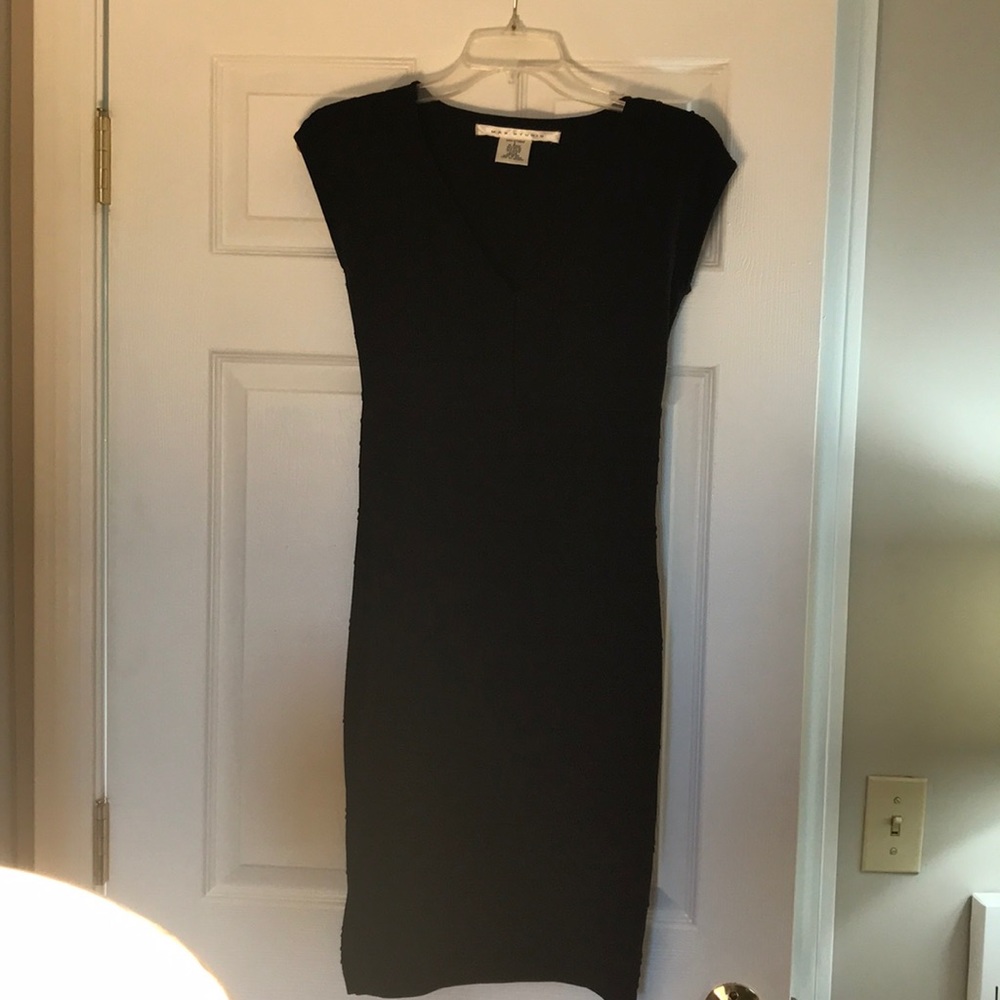 Max Studio Black Bodycon Dress